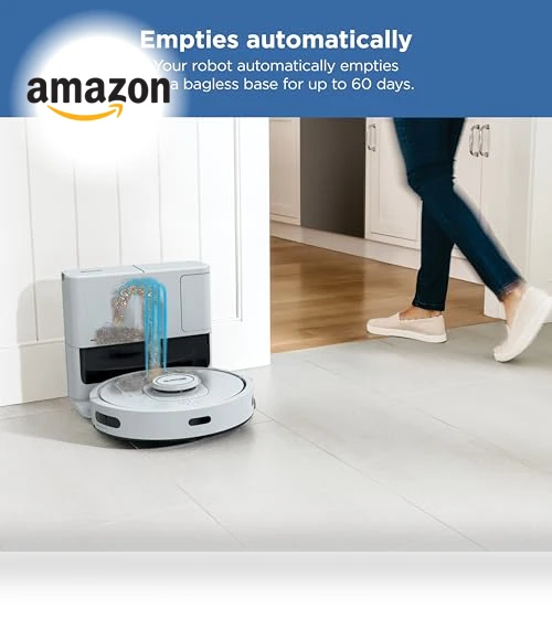 Robot Vacuum with Self-Empty Base — Smart Cleaning Robots, Shark