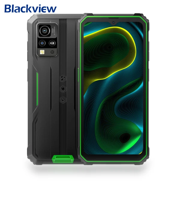 6.56-Inch 90Hz Display 4+64GB Ruggedized Cellphone — Mobile Devices & Accessories, Blackview