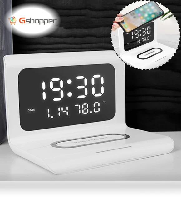 Multifunctional Digital LED Desktop Alarm Clock — Alarm