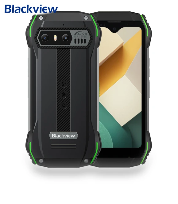 4.3-Inch MediaTek Helio G99 8GB+256GB 48MP Camera 4G Small Ruggedized Phone — Bumpers, Blackview