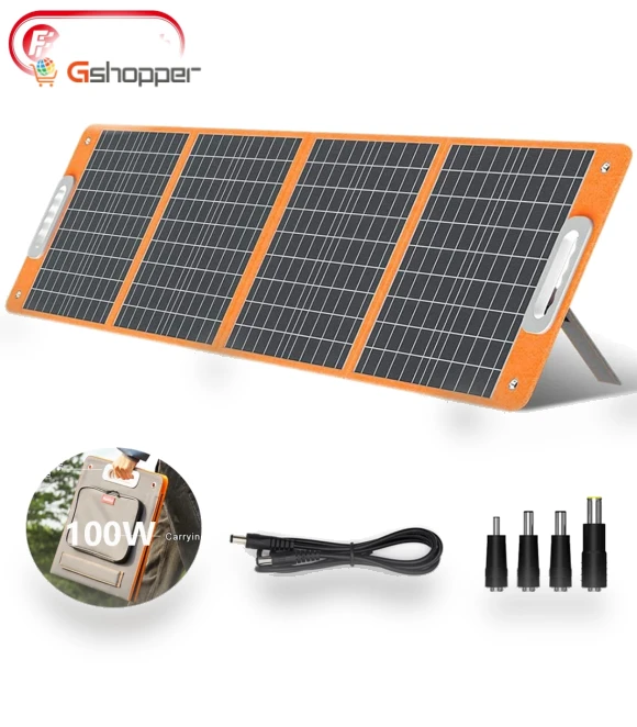 Foldable Solar Panel Portable Solar Charger — Chargers, Flashfish