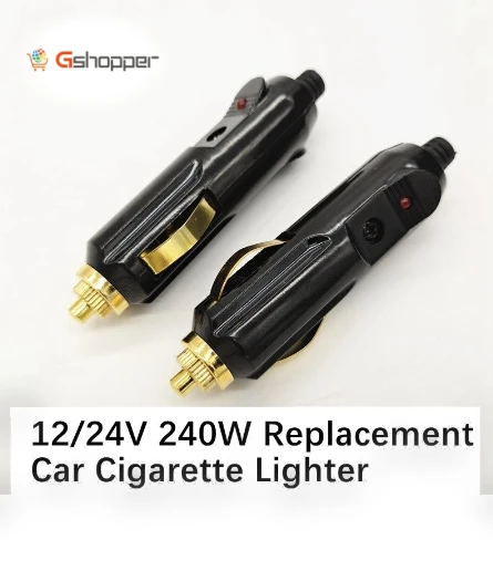 Replacement Car Cigarette Lighter Power Plug DC Adapter Charger — Cigarette Lighters & Parts