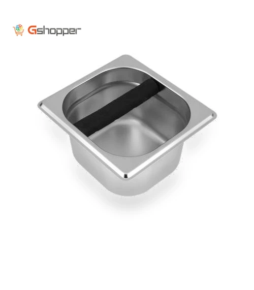 Stainless Steel Coffee Grounds Bucket — Coffee Scoops