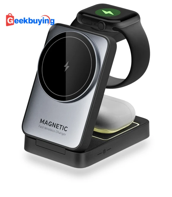 3 in 1 Foldable Magsafe Wireless Charger — Chargers, Other