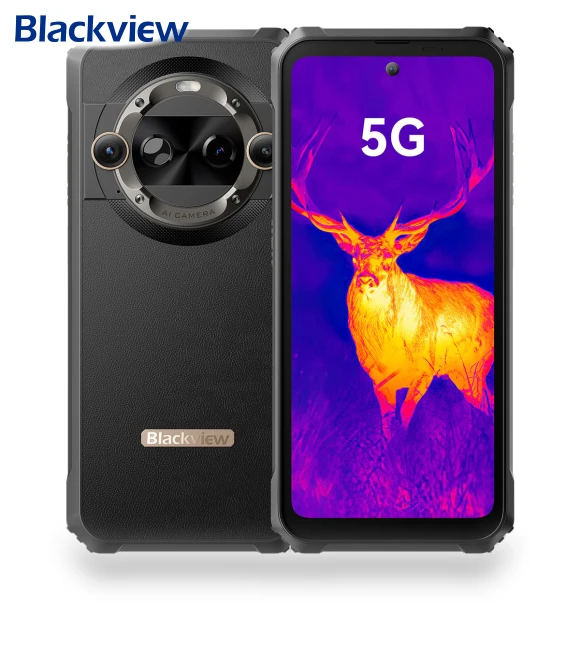 5G Rugged Smartphone with FLIR Thermal Camera — Monoculars, Blackview