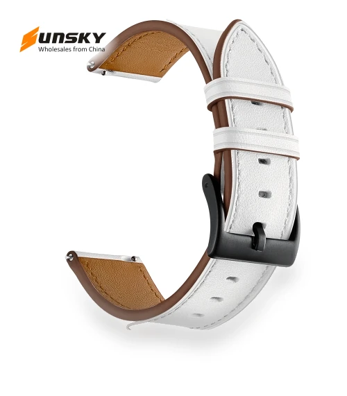 First Layer Leather Sewing Thread Watch Band — Bands, Huawei