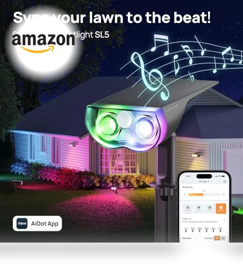 Smart Solar Lights Outdoor with Motion Sensor — Outdoor Illumination, Linkind