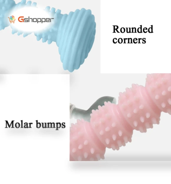 Teething Toys Chewing Gnawing Dog Toothbrush — Toothbrushes