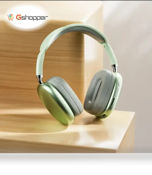 Wireless BT-compatible Headphones With Mic — Over-Ear Headphones