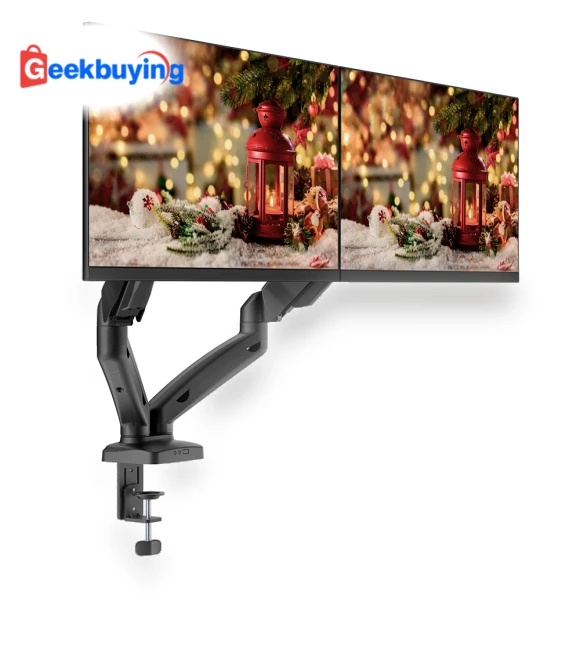 Spring-Assisted Dual-Monitor Mount — Monitor Stands, ACGAM