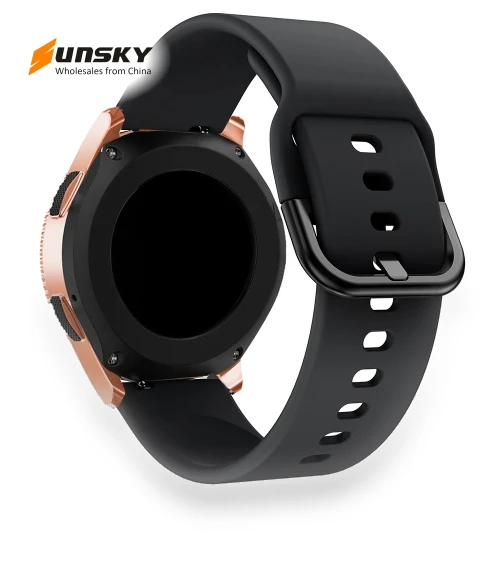 Color Buckle Silicone Watch Band — Bands