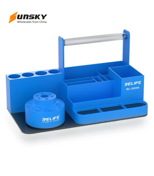 Rotary Organizer Cell Phone Repair Tool Parts Screwdriver Storage Rack — Organizers, RELIFE