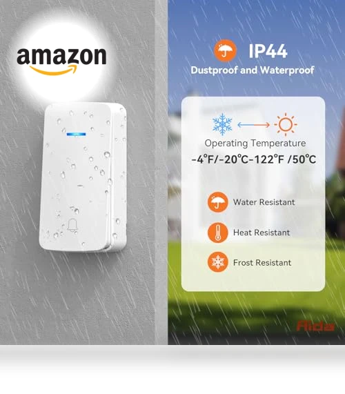 Wireless Doorbell with Extra Socket — Kits, AIDA