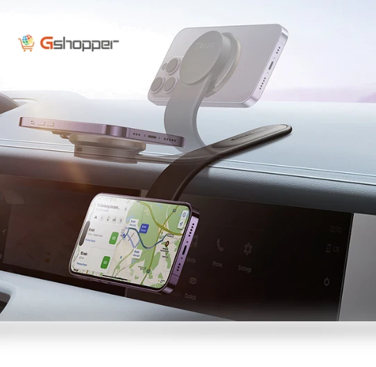 Car Wireless Charger Cell Phone Holder — Dashboard Installation Kits, Baseus