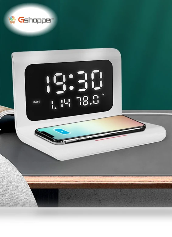 Multifunctional Digital LED Desktop Alarm Clock — Alarm