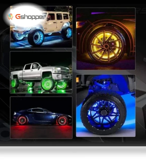 Premium Waterproof LED Wheel Light — Light Kit