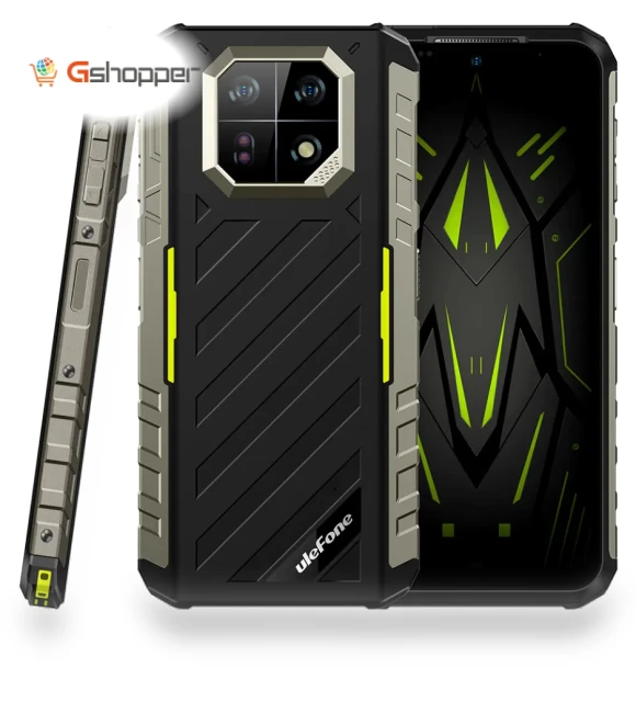 Rugged Smartphone with 64MP Night Vision — Lens Attachments, Ulefone