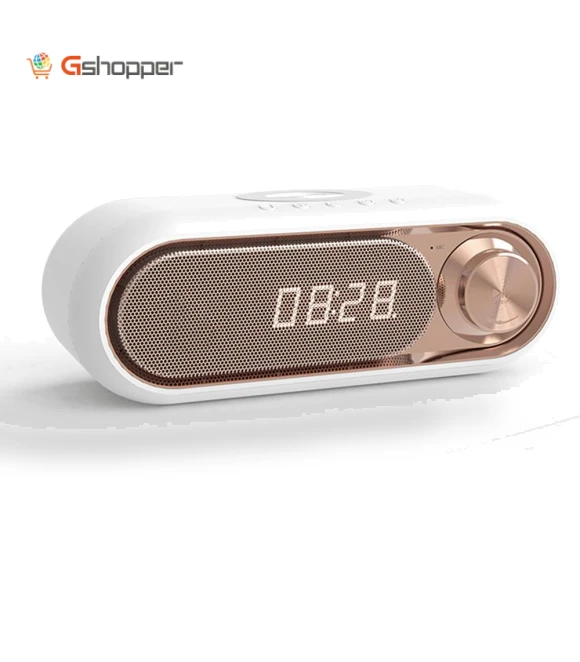 Wireless Charging Speaker Clock — Alarm