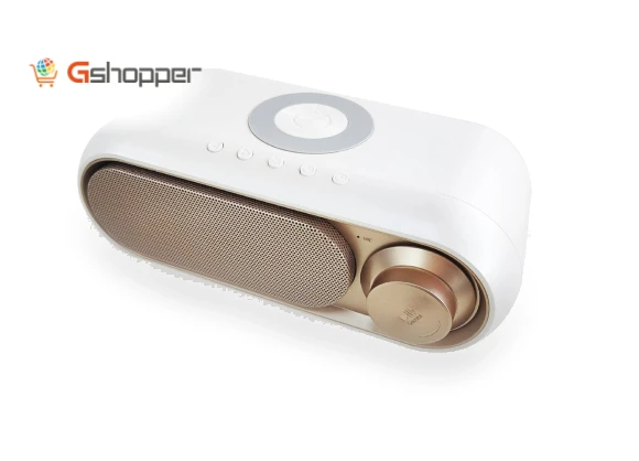 Wireless Charging Speaker Clock — Alarm