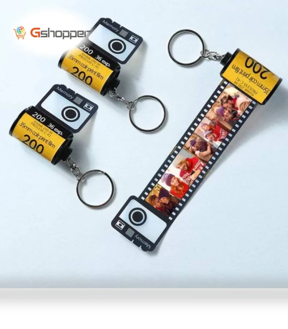 Colorful Camera Roll Keychain — Keyrings & Keychains