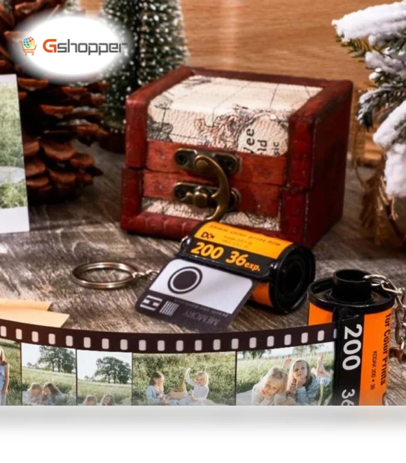 Colorful Camera Roll Keychain — Keyrings & Keychains