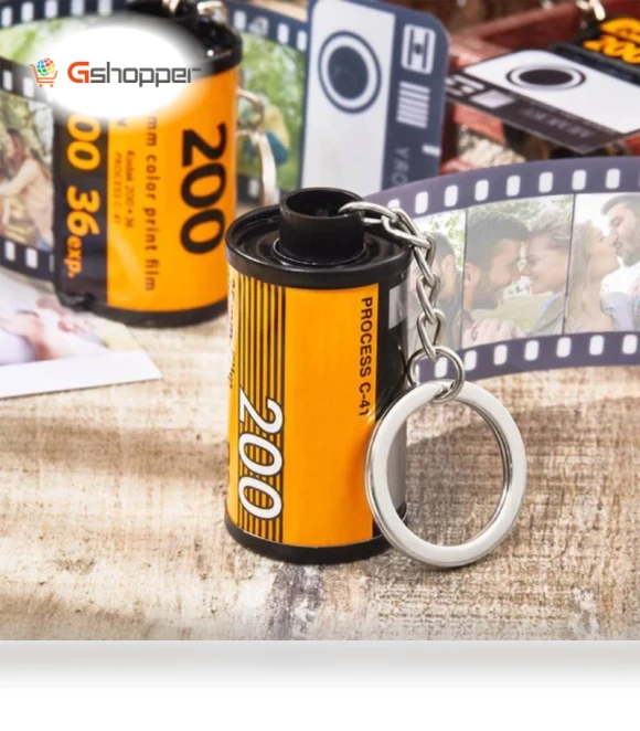 Colorful Camera Roll Keychain — Keyrings & Keychains