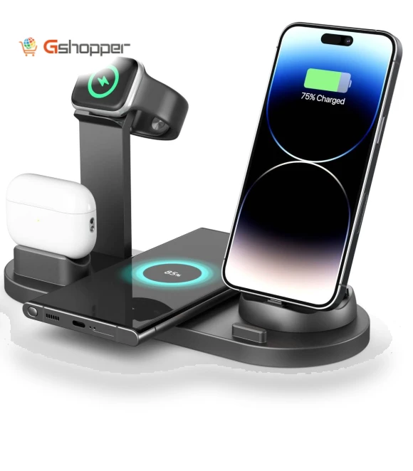 Four-in-one Mobile Phone Wireless Charging Base — Chargers