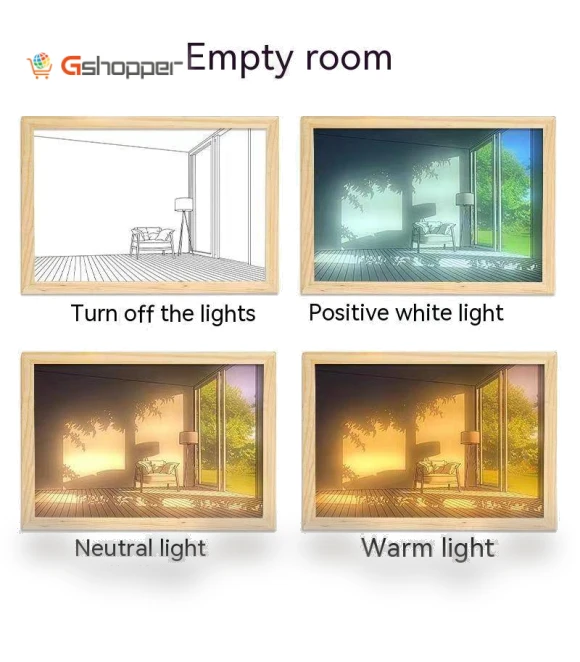 Light Painting Decorative Piece — Lighting Accessories