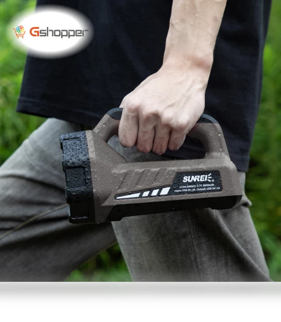 Multifunctional Outdoor Emergency Lighting Portable Searchlight — Flashlights, Youpin