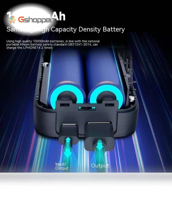 Retractable Power Bank Battery Charger for GoPro — Holders, Taixun