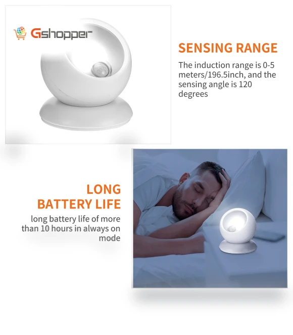 Set of 5 Motion Activated Bionic Portable Lights — Outdoor Light Projectors