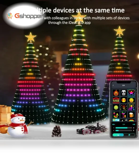 Custom APP Control Christmas Tree Lights — Trees