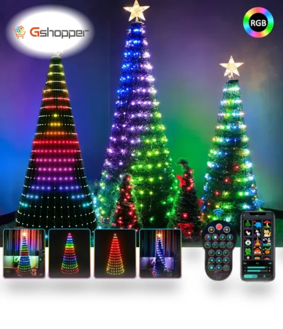 Custom APP Control Christmas Tree Lights — Trees
