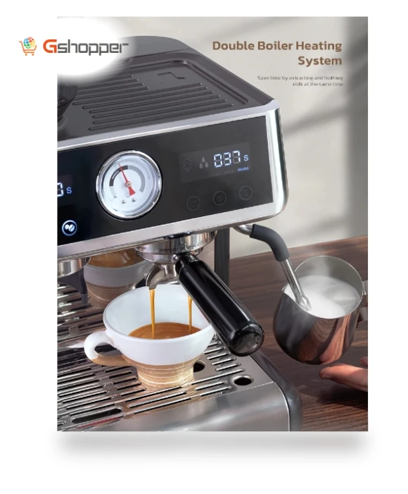 Dual Boiler System Barista Pro Espresso Coffee Machine — Coffee & Espresso Combos, HIBREW