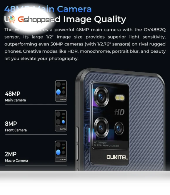 Rugged Smartphone — Mobile Devices & Accessories, OUKITEL