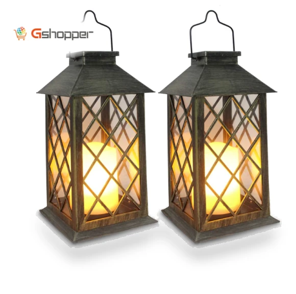 Solar Garden Light Candle Wind Light — Outdoor Floor Lighting