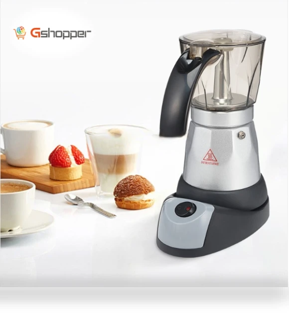 Aluminum Alloy Electric Mocha Coffee Maker Filter — Brewing Excellence