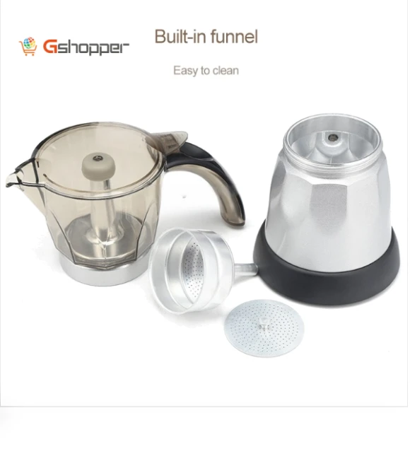 Aluminum Alloy Electric Mocha Coffee Maker Filter — Brewing Excellence