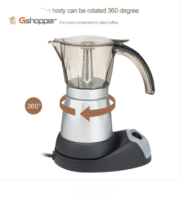 Aluminum Alloy Electric Mocha Coffee Maker Filter — Brewing Excellence