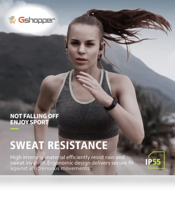 Bluetooth Bone Conduction Headphones — Over-Ear Headphones