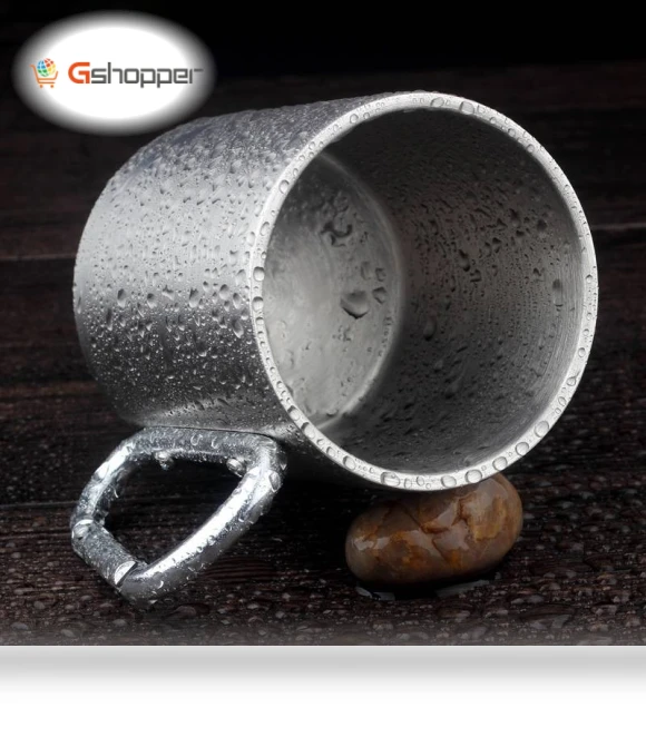 Double Walled Water Mugs Coffee Cup — Travel Mugs & Tumblers