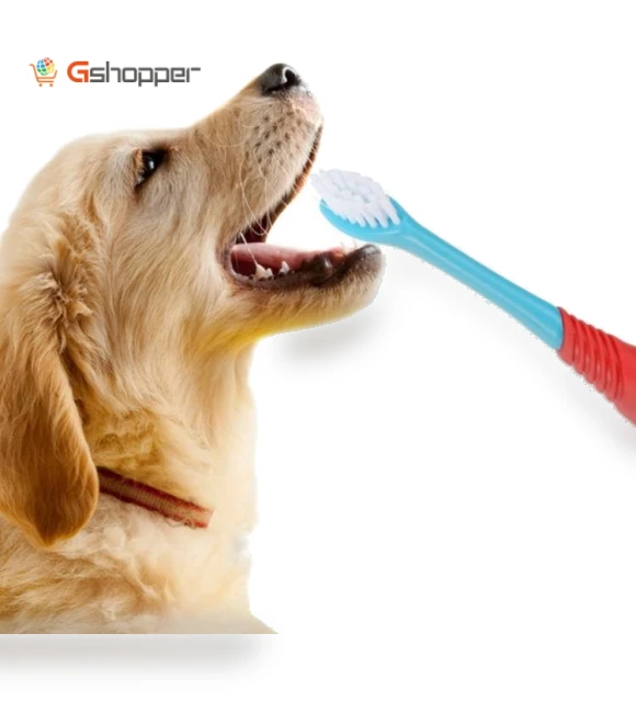 Dual Head Toothbrush for Pets — Toothbrushes