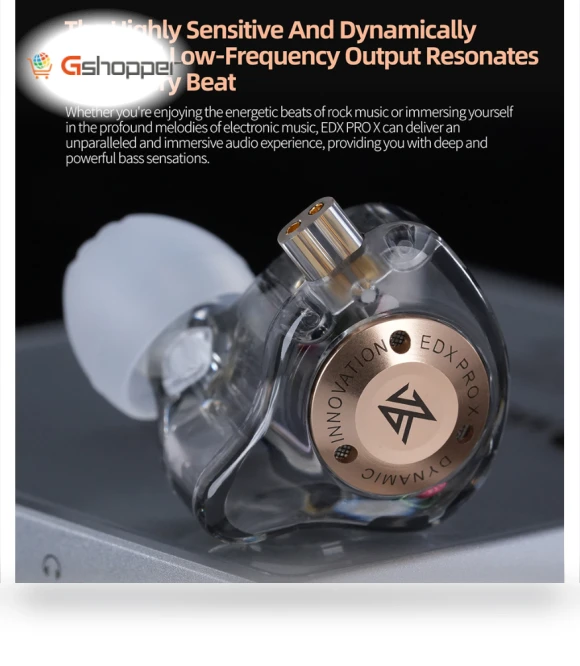 Dynamic Driver Earphone — In-Ear Headphones, KZ