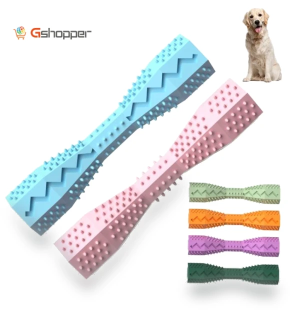Hexagonal Molar Teeth Cleaning Stick Pet Toothbrush — Dental Care