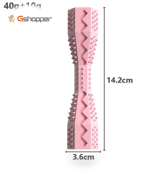 Hexagonal Molar Teeth Cleaning Stick Pet Toothbrush — Dental Care
