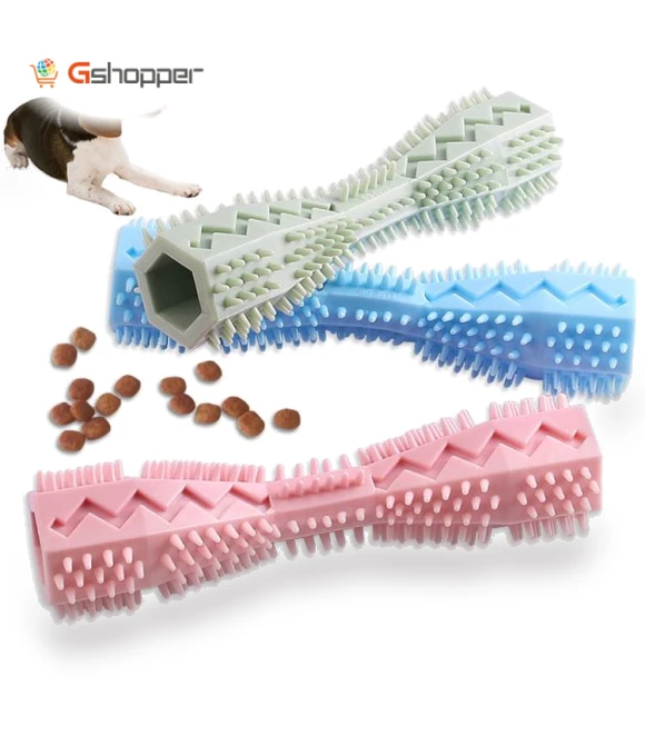 Hexagonal Molar Teeth Cleaning Stick Pet Toothbrush — Dental Care
