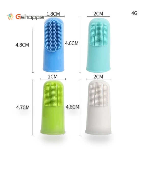 Pet Fingertip Toothbrushes — Brushes