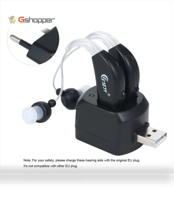 Rechargeable Hearing Aid Personal Speaker — Batteries & Chargers