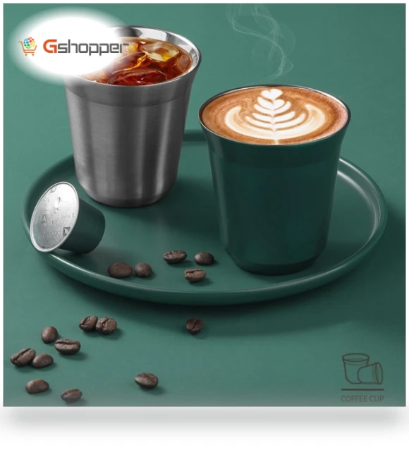 Stainless Steel Coffee Capsule Cup — Travel Mugs & Tumblers
