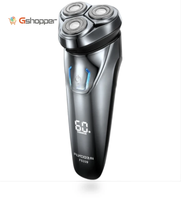 Universal Voltage Double Ring Three Knife Head Electric Shaver — Grooming Essentials
